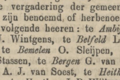 Venloosch weekblad 09-09-1871 AJ van Soest. Benoeming wethouder
