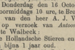 Venloosch weekblad 11-10-1879 AJ van Soest. Brouwer