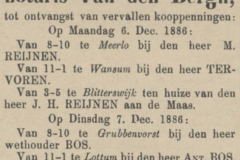 Venloosch weekblad 04-12-1886 wethouder van Soest